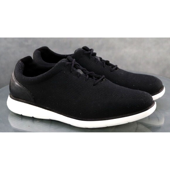 Rockport Garett Mesh Men\'s Knit Oxford Sneakers Shoes Size 10 Black main image 6